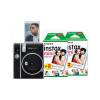 Fujifilm Instax Mini Instant Camera with 50 Shot Pack Black (70100150076+2X2PK)