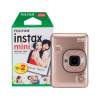 Fujifilm Instax Mini LiPlay Instant Camera Hybrid Blush Gold with 20 Shot Pack (