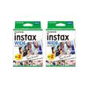 Fujifilm Instax Wide Picture Format Instant Photo Film 40 Shot Pack (16385995 X2