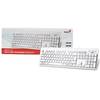 Genius SlimStar 130 USB Desktop Slim Design / Chocolate Keyboard - White