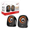 Genius SP-Q160 Stereo Speakers - Orange