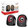 Genius SP-Q160 Stereo Speakers - Red
