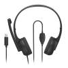 Hama V2 Headset Wired Head-band Office/Call center USB Type-A Black (HS-USB250)