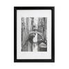 Hampton Frames A4 Certificate Black Wood Frame - Non Glass (KENTA4NG)