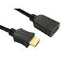 HDMI Extension Cable M-F Black - 3 Metres