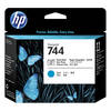 Original HP 744 Photo Black and Cyan Printhead