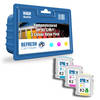 Colour Valuepack of Remanufactured HP 82 Cartridges