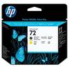 Original HP 72 Matte Black and Yellow Black Printhead