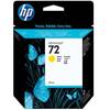 Original HP 72 Yellow Ink Cartridges