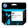 HP 91 Matte Black and Cyan Original Printhead