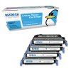 HP CB400A, 1A, 2A & 3A Remanufactured Cartridges Pack