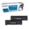 Remanufactured HP 35A Black Toner Cartridge Twin Pack
