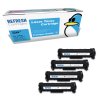 Pack of HP CC530/1/2/3A Remanufactured Toner Cartridges