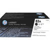 Original Black HP 83A Toner Cartridge Twinpack