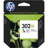 Original HP 302XL High Capacity Tri-Colour Ink Cartridge