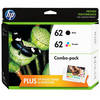 Original HP 62 Ink Cartridge Twinpack and Photo Paper