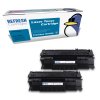 HP 49A Black Remanufactured Toner Cartridge Twin Pack