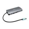 i-tec Metal USB-C Travel Nano Dock HDMI/VGA with LAN Power Delivery 100 W