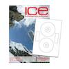 Ice A4 Inline Gloss CD Labels 2 Labels Per Page (25 Sheets)