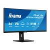 iiyama 34 inch UltraWide Quad HD ProLite Monitor - IPS LED - Black (XCB3497WQSNP
