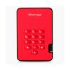 iStorage diskAshur2 2TB Secure Encrypted Hard Drive 256-bit USB 3.2 Red