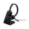 Jabra Evolve 65 TE Link390a UC Stereo Wireless Headset with Stand Black (6699-83