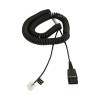 Jabra Headset Adapter RJ-45 to Quick Disconnect Coiled Black
