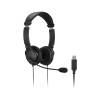 Kensington Classic Stereo USB A Headset with Microphone and Volume Control (K330