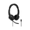 Kensington H1000 USB-C On-Ear Headset DNC 1.8m Black (K83450WW)