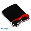 Kensington Mouse Mat with Wrist Rest Red Black Duo Wave Gel