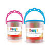 Kids Create - 10 Coloured Dough Sticks and 3 Coloured Moulds (CDT/4)