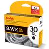 Original High Capacity Black Kodak 30XL Ink Cartridge Twin Pack