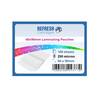 Laminating Pouches <!-- cs //-->60x90mm 250 Micron Pack of 100 Sheets
