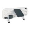 Leitz Ergo Pegboard Desk Organiser with Laptop Holder Grey White