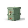 Leitz Puro Storage Box with Lid Small 7L Green Pack of 2 (70895AC)
