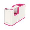 Leitz Wow Tape Dispenser for 19mm Tapes White / Pink (53641023)