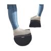 Leitz Ergo Cosy Desk Footrest Velvet Grey (53710089)
