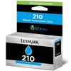 Original Lexmark Cyan Return Program 210 Ink Cartridge