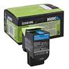 Lexmark 802SC Cyan Return Program Original Toner Cartridge