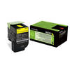 Lexmark 802XY Original Toner Yellow Cartridge