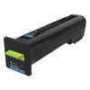 Original Lexmark 82K2HC0 Cyan Toner Cartridges