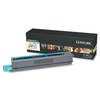 Original Lexmark X925H2CG Cyan Toner Cartridge