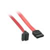 Lindy 0.5-metre SATA (7 Pin) to 90 Deg SATA (7 Pin) Cable Red (33351)