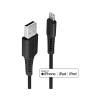 Lindy 0.5m USB-A to Lightning Cable Black (31319)
