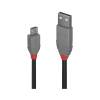 Lindy USB 2.0 Type A to Micro-B Cable Anthra Line 0.5m (36731)