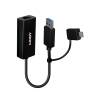 Lindy USB 3.2 Gen 1 Gigabit Ethernet Converter USB A to C Connectors (43412)
