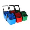 LocknCharge Multimedia Cart Accessory Blue, Green, Red Plastic Basket (LNC10019)