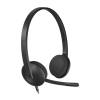 Logitech H340 USB-A Headset 1.8m Black (981-000475)