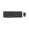Logitech MK295 Silent Wireless Keyboard and Mouse Set QWERTY UK Graphite