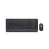 Logitech Signature MK650 Wireless Keyboard and Mouse Set QWERTY UK Black